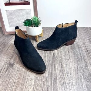 NWOB J Crew | Sawyer Black Suede Ankle Boot C9868 Size 7
